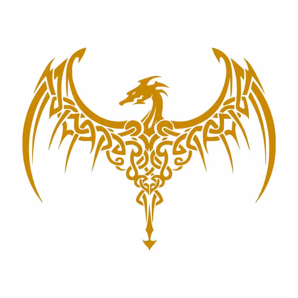 برچسب بدنه خودرو مدل اژدها کد 4233