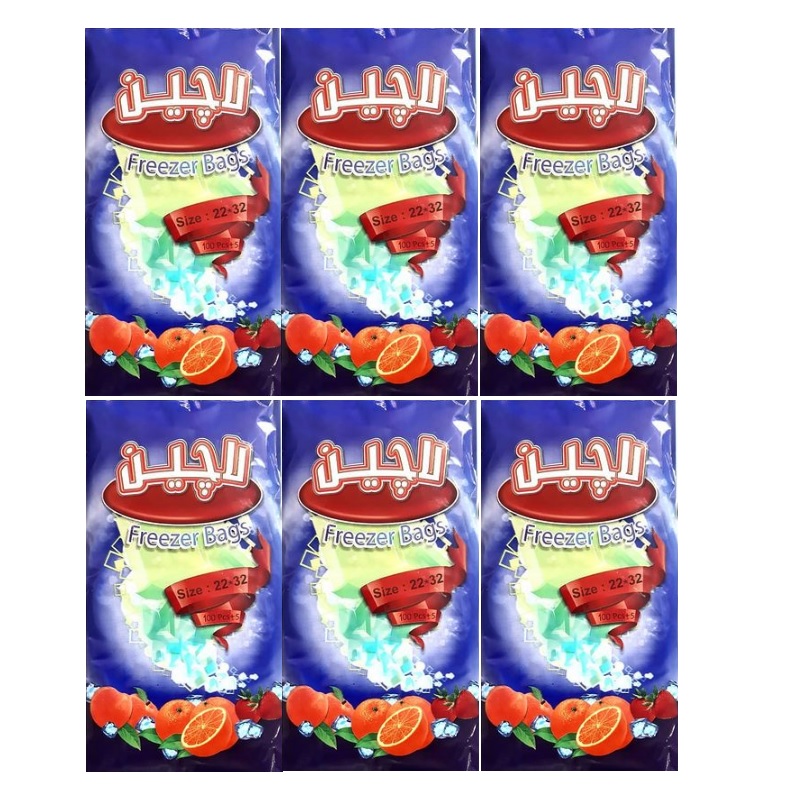 کیسه فریزر لاچین مدل M6 مجموعه 6 عددی