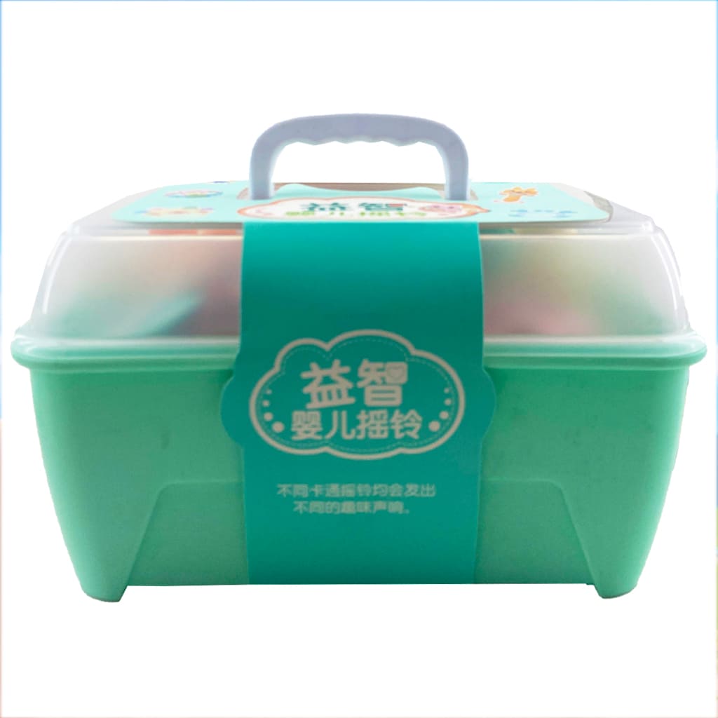 پک جغجغه 14 تکه چمدانی 3+ ماه Baby Rattle