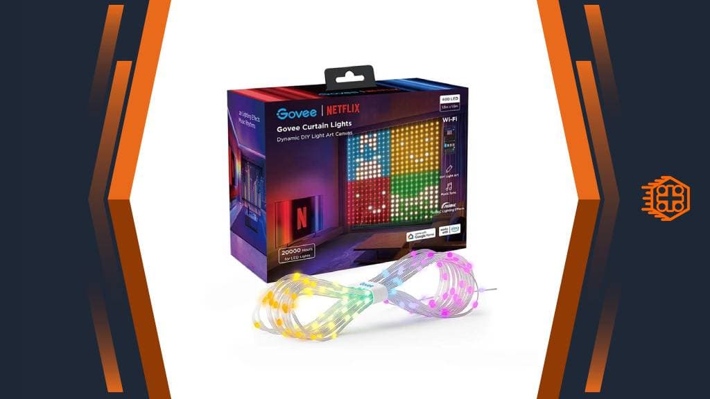 ریسه هوشمند پردهای Govee x Netflix Curtain Lights