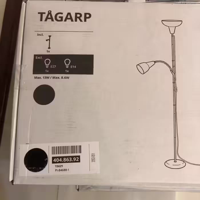 آباژور ایستاده ایکیا مدل TAGARP