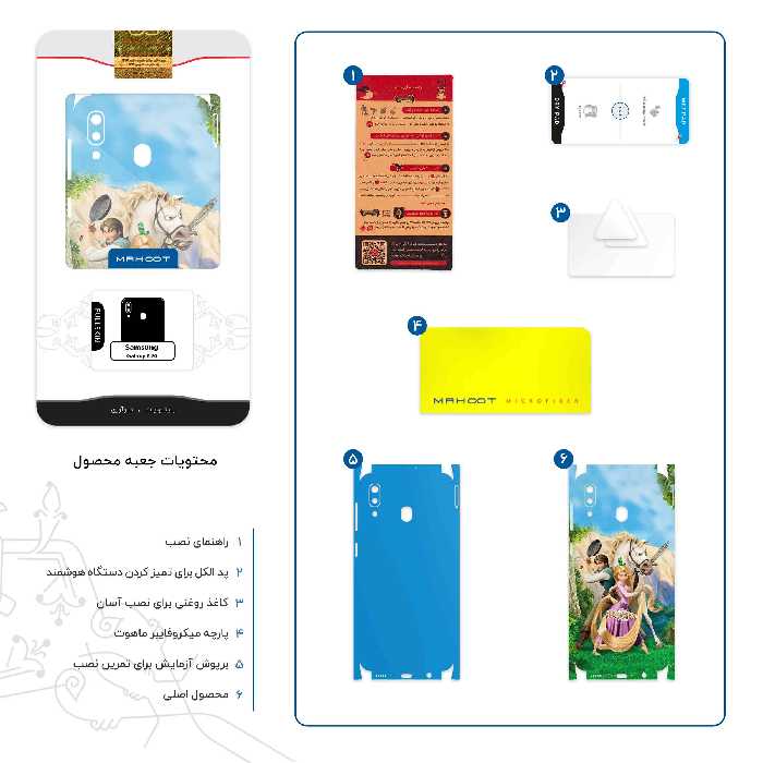 برچسب پوششی ماهوت مدل Rapunzel-FullSkin مناسب برای گوشی موبایل سامسونگ Galaxy A20