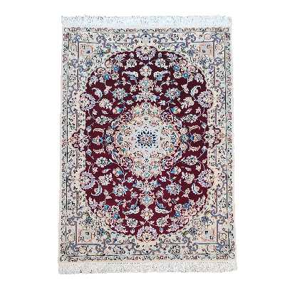 فرش دستباف یک و نیم متری مدل نایین D