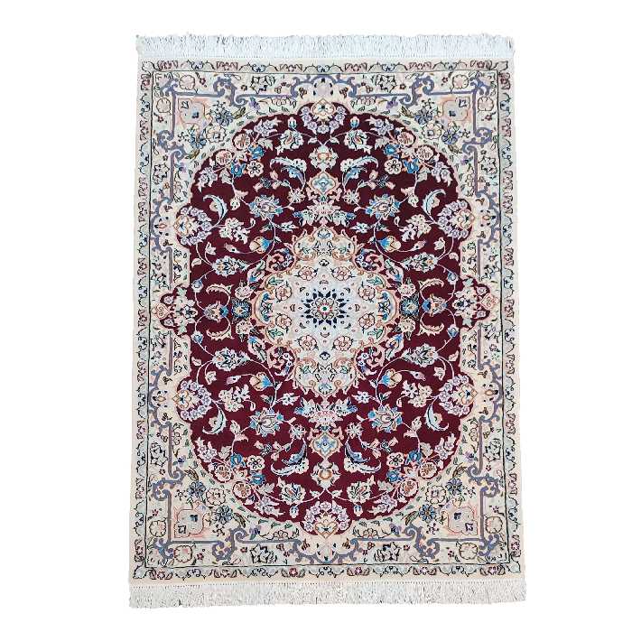 فرش دستباف یک و نیم متری مدل نایین D