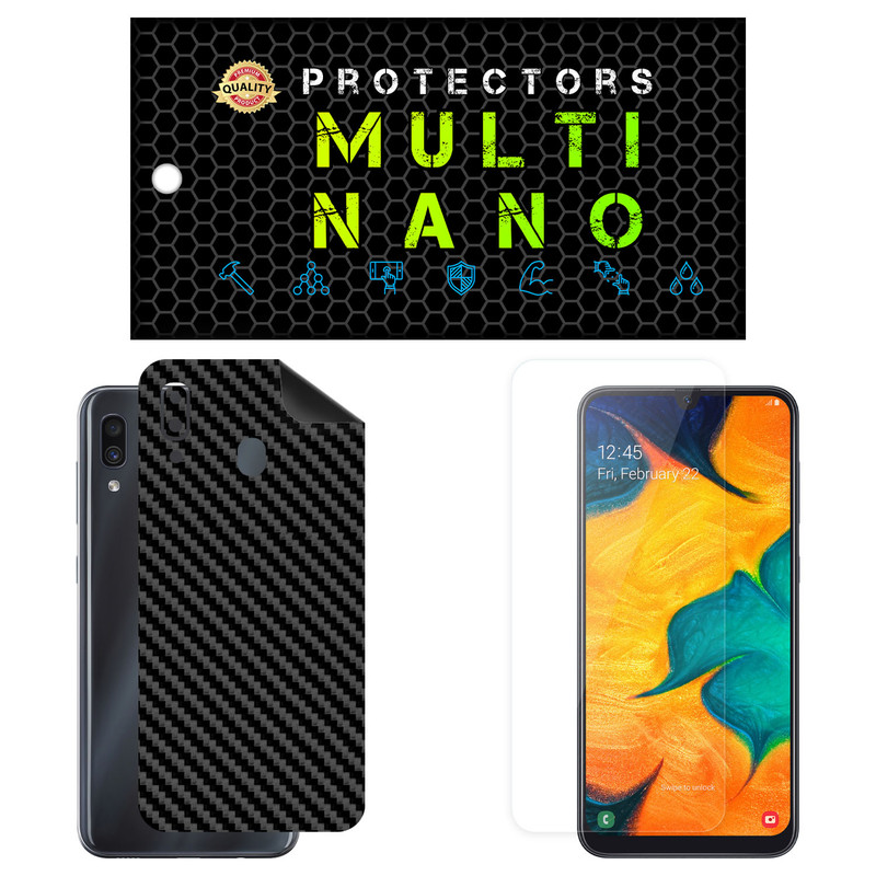 محافظ صفحه نمایش مولتی نانو مدل X-SFC مناسب برای گوشی موبایل سامسونگ Galaxy A30 به همراه برچسب پوششی | کالا برتری