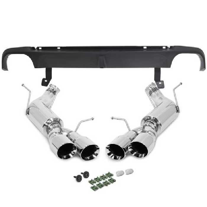 2013-14 موستانگ SVE چهار نوک محور عقب اگزوز و کیت والانس GT500