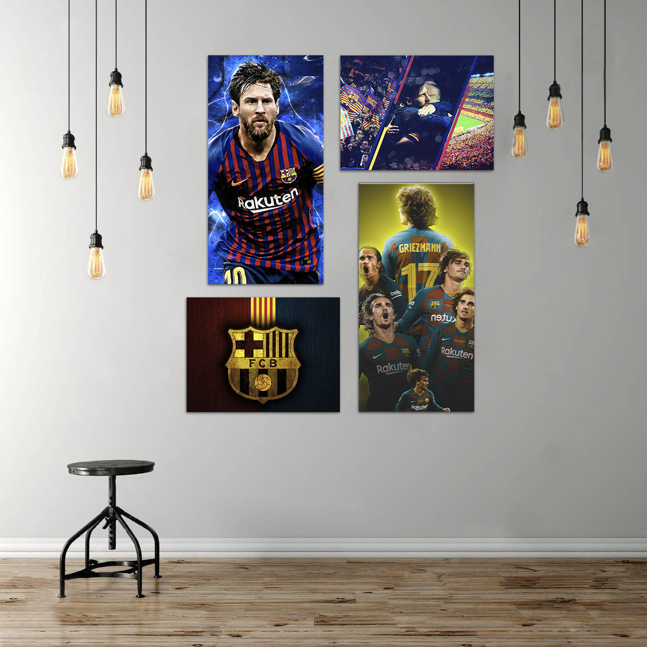 تابلو شاسی مدل بارسلونا مجموعه 4 عددی