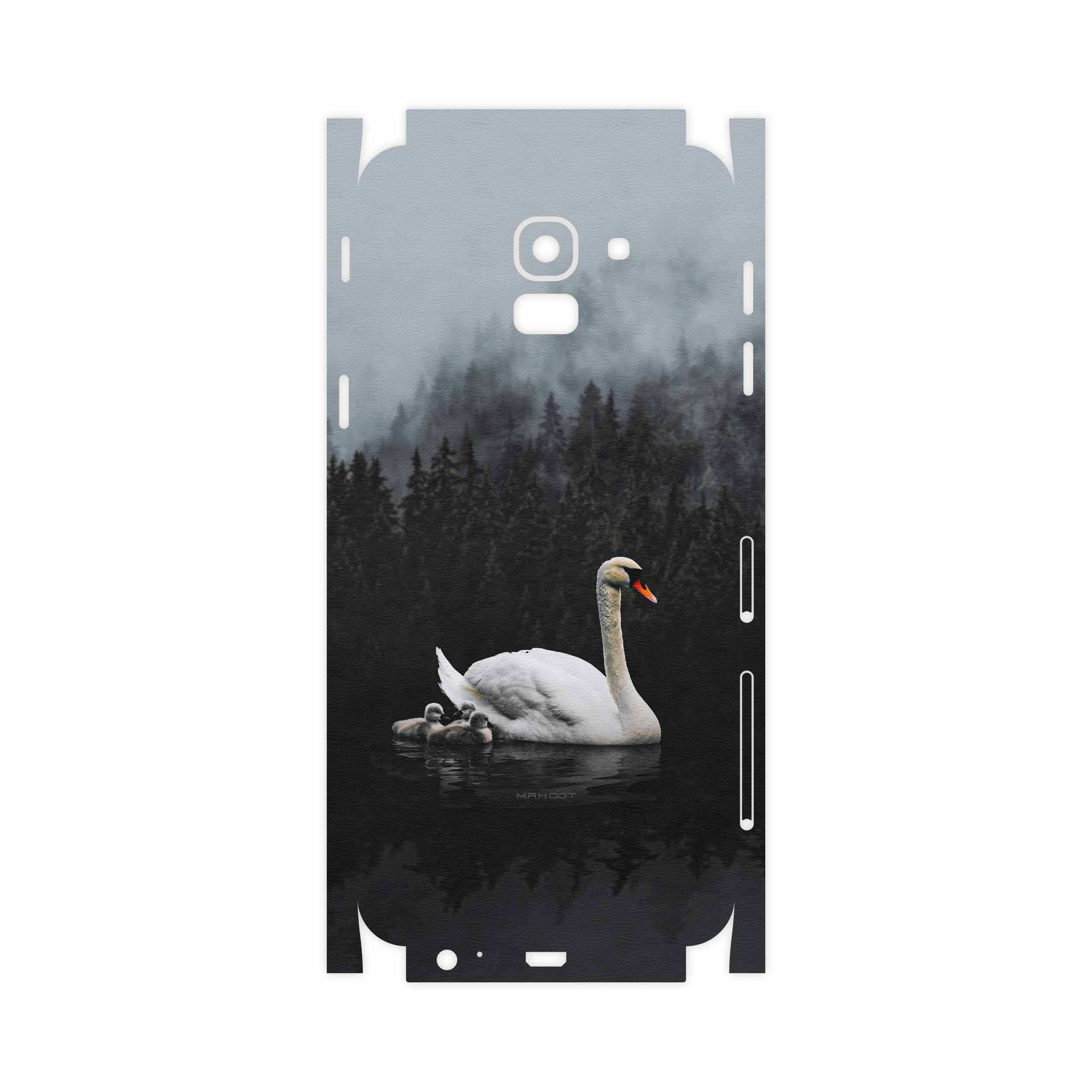 برچسب پوششی ماهوت مدل Swan Lake-FullSkin مناسب برای گوشی موبایل سامسونگ Galaxy J6
