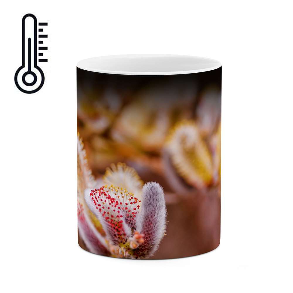 ماگ حرارتی طرح گل مدل mgh12003