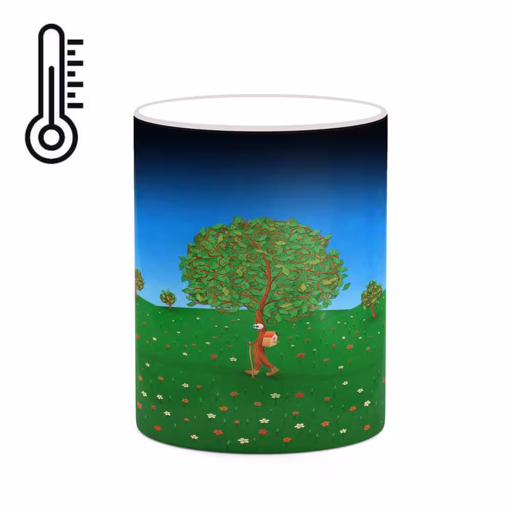 ماگ حرارتی کاکتی طرح فانتزی مدل mgh19021