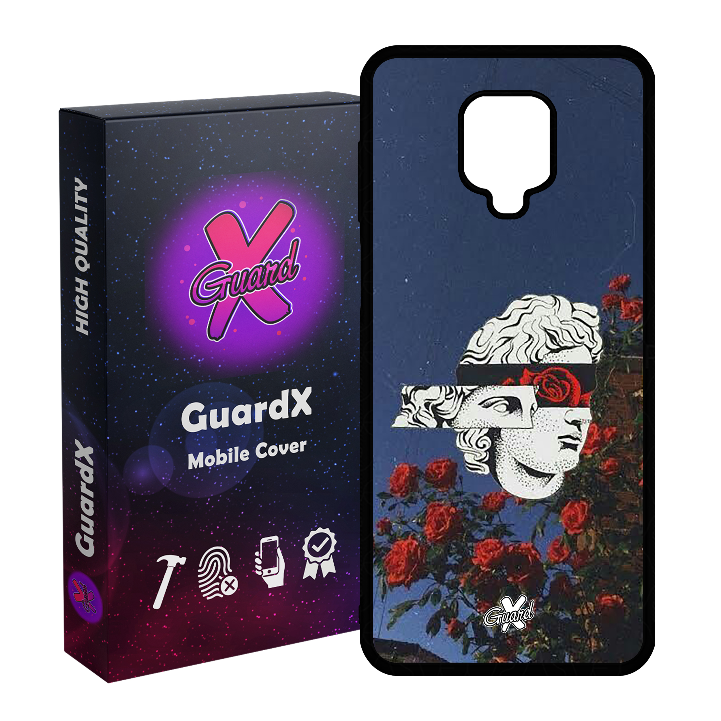 کاور گارد ایکس طرح Art مدل Glass10010 مناسب برای گوشی موبایل شیائومی Redmi Note 9S / Note 9 Pro / Note 9 Pro Max