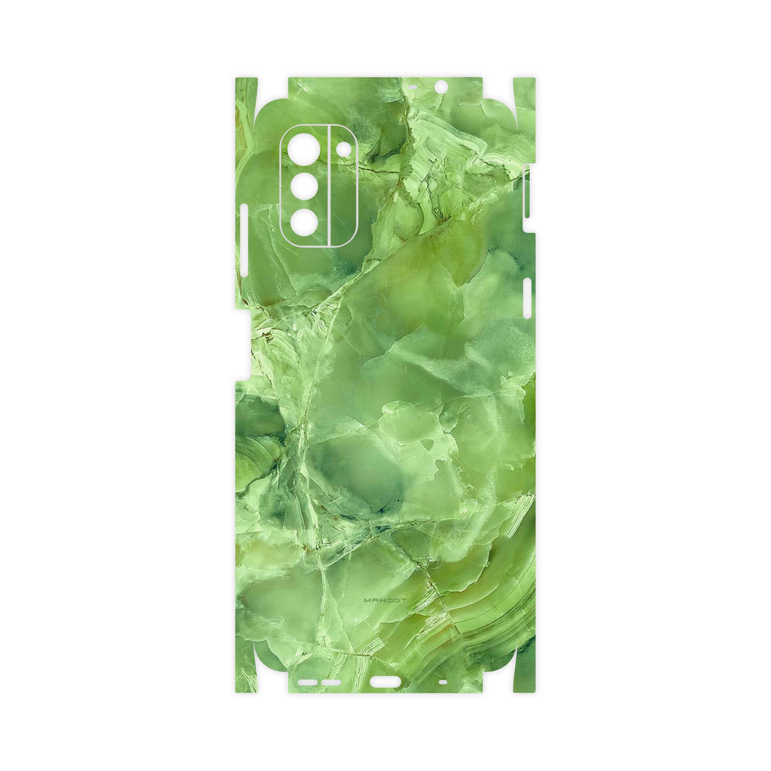 برچسب پوششی ماهوت مدل Green-Crystal-Marble-FullSkin مناسب برای گوشی موبایل نوکیا G21