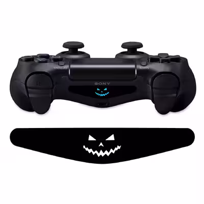 برچسب لایت بار دسته پلی استیشن 4 ونسونی طرح Halloween HaHaبسته 2 عددی