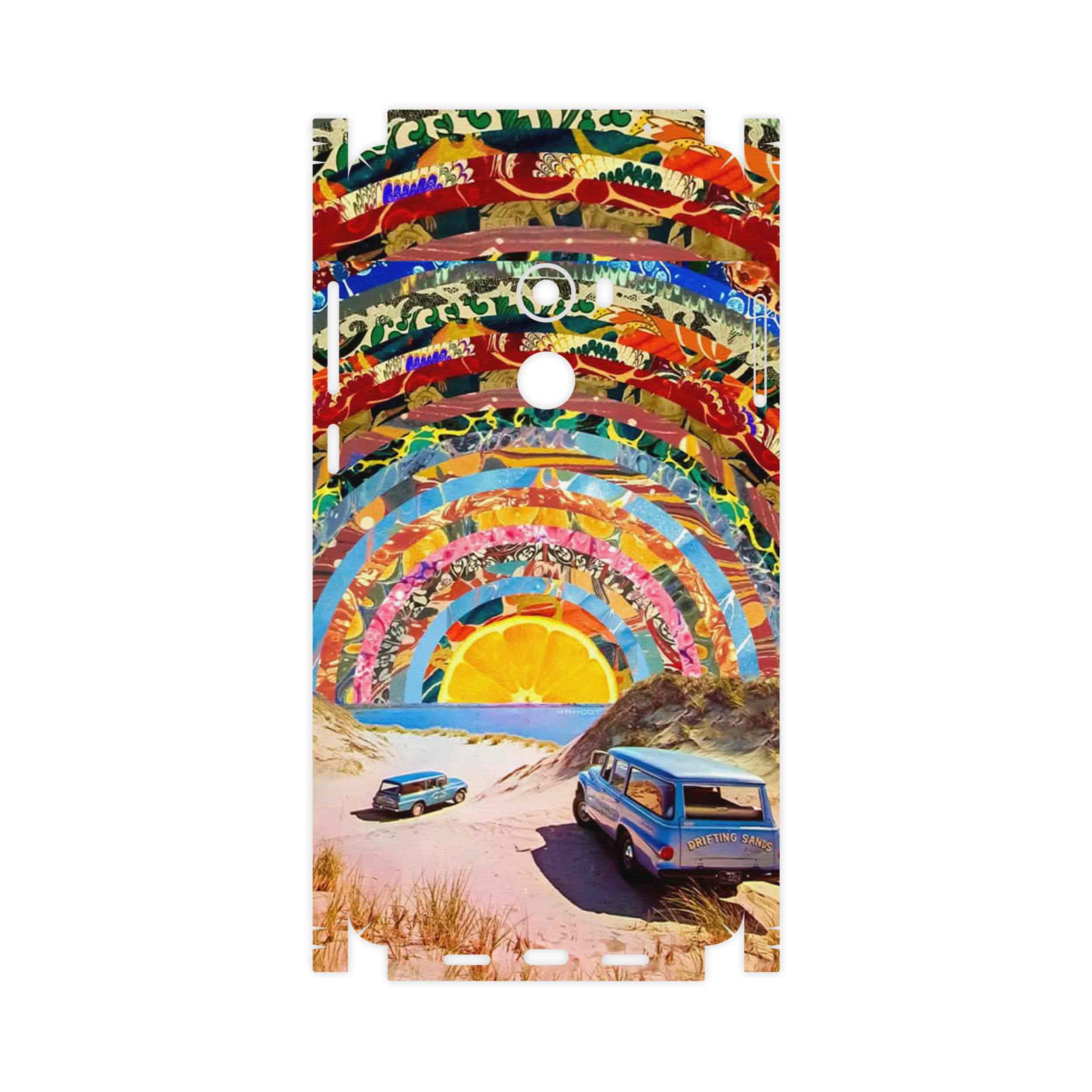 برچسب پوششی ماهوت مدل Collage of Orange Sky-FullSkin مناسب برای گوشی موبایل شیائومی Mi Mix 2