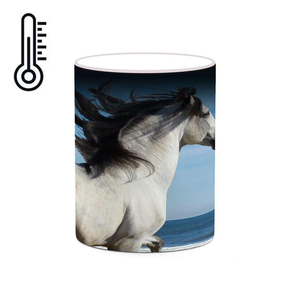 ماگ حرارتی کاکتی طرح اسب مدل mgh24303