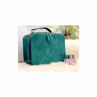 کیف جعبه ای لوازم آرایشی دستدوز چرم طبیعی
