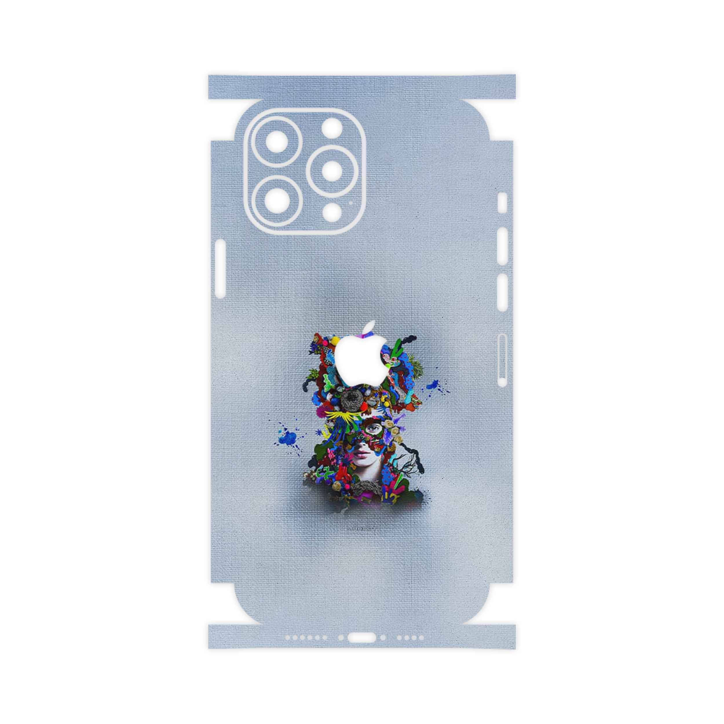 برچسب پوششی ماهوت مدل Collage of surreal Portrait of Women 4-FullSkin مناسب برای گوشی موبایل اپل iPhone 13 Pro Max