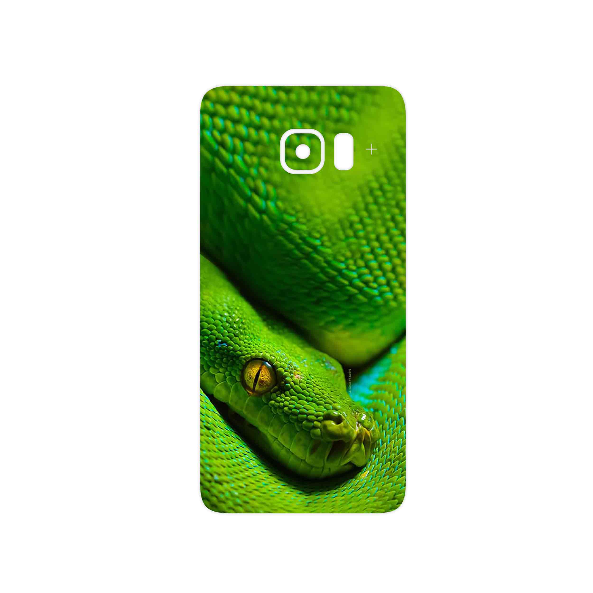 برچسب پوششی ماهوت مدل Snake مناسب برای گوشی موبایل سامسونگ Galaxy S6 Edge Plus