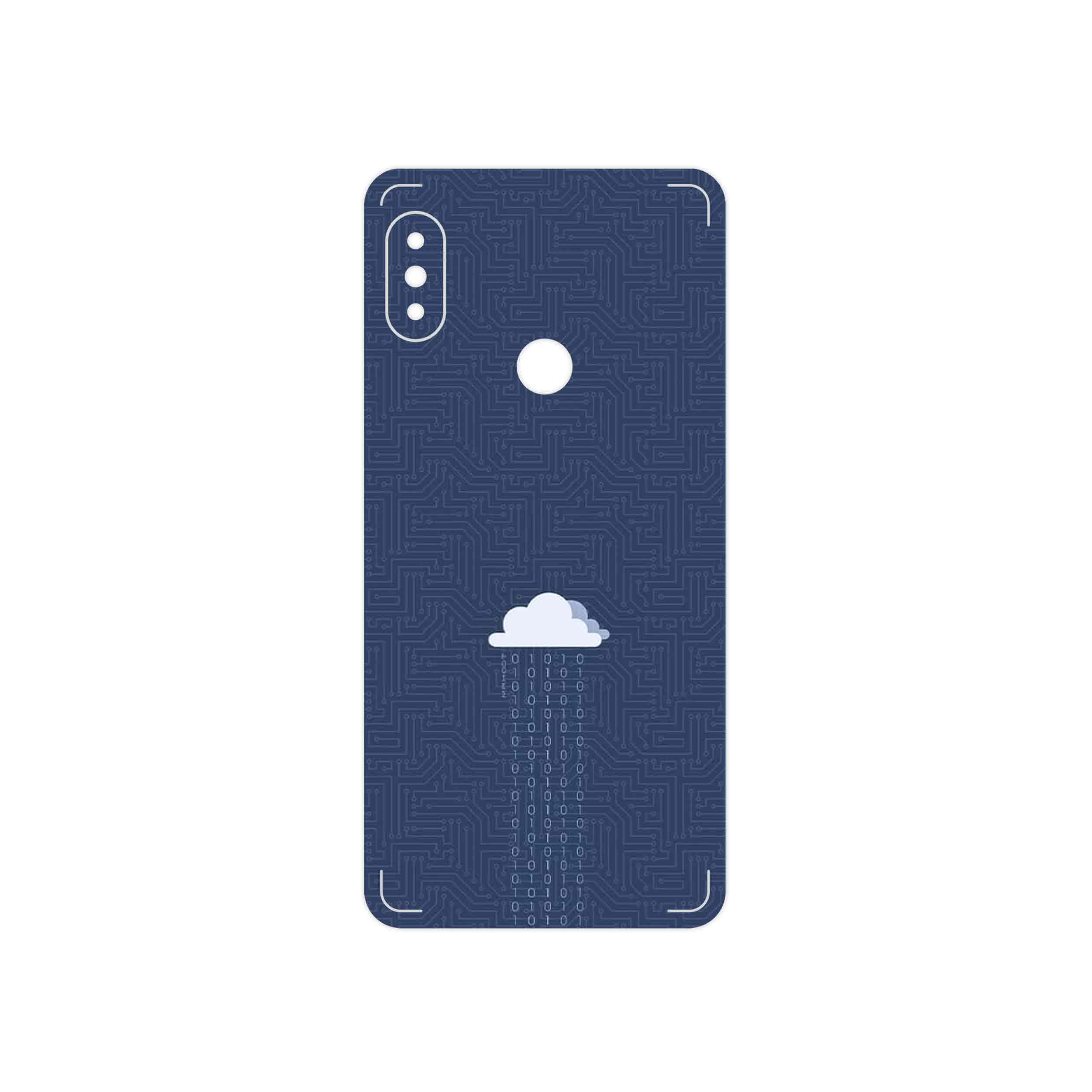 برچسب پوششی ماهوت مدل Minimal Data Cloud مناسب برای گوشی موبایل شیائومی Redmi Note 5 Pro