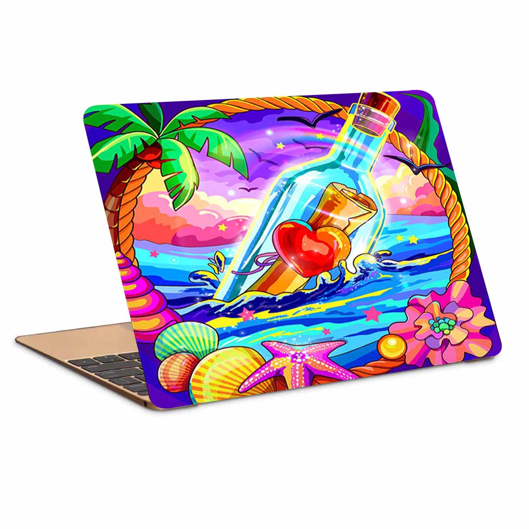 استیکر لپ تاپ طرح نقاشی فانتزی  کد P-1390 مناسب برای لپ تاپ 15 تا 17 اینچ