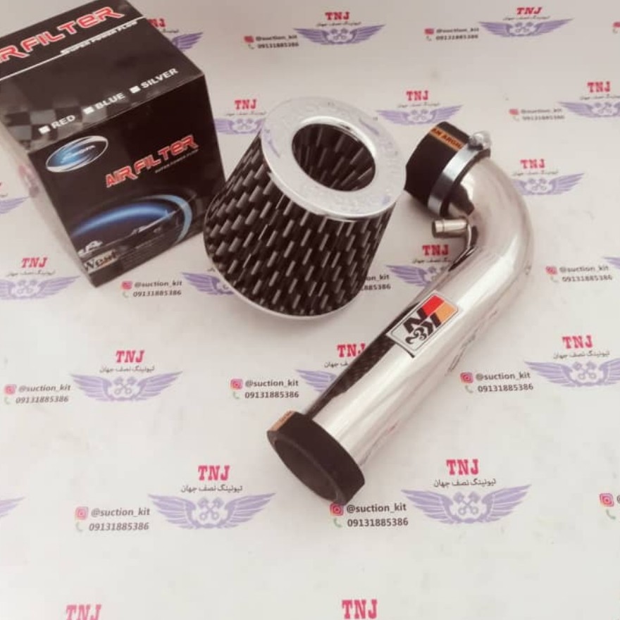 کیت مکش 206 تیوفایو و207 و رانا با فیلتر وارداتی سیموتا ریسینگ اورجینال اصلی مجموعه TNJ مدل کوتاه