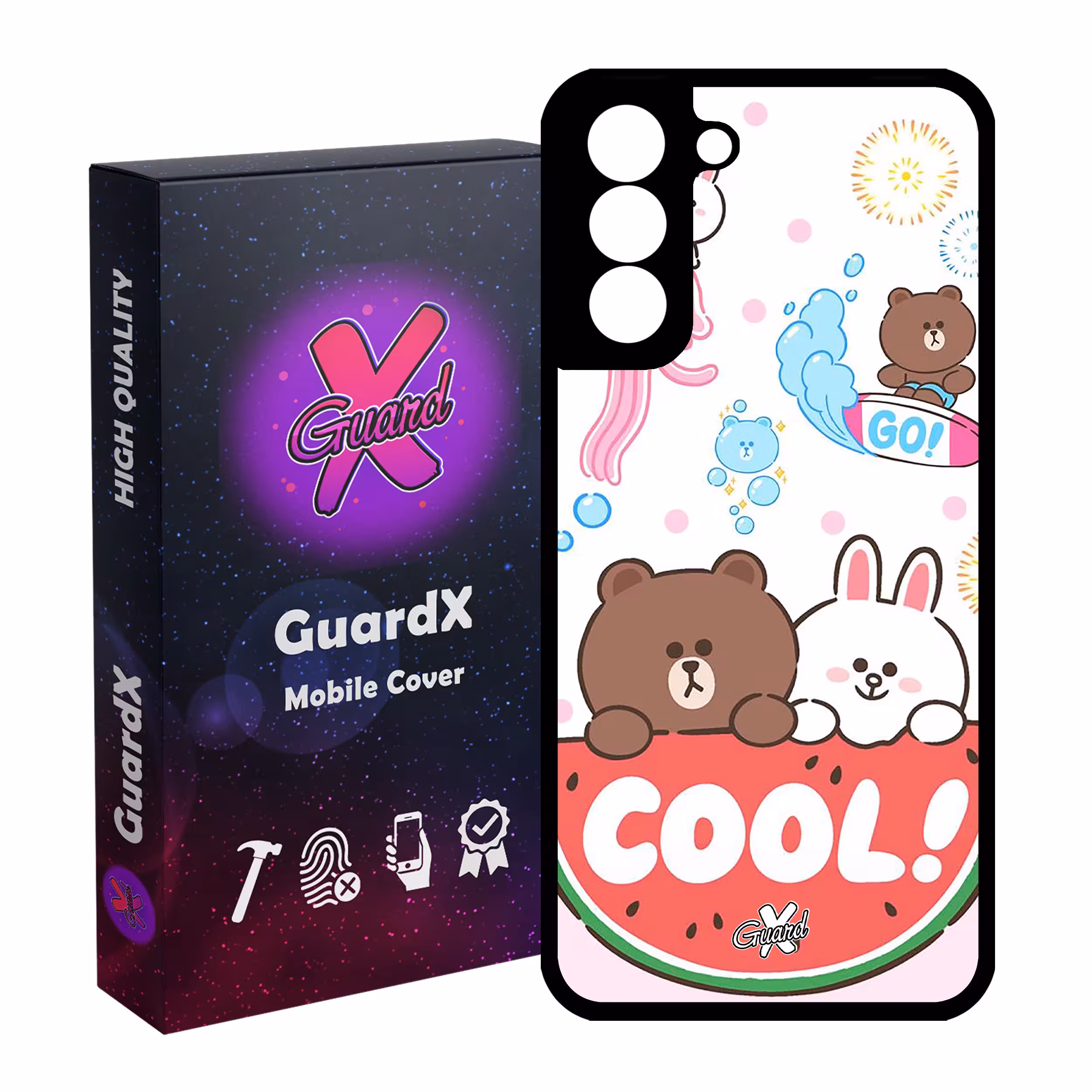 کاور گارد ایکس طرح Cool مدل Glass10071 مناسب برای گوشی موبایل سامسونگ Galaxy S21 FE