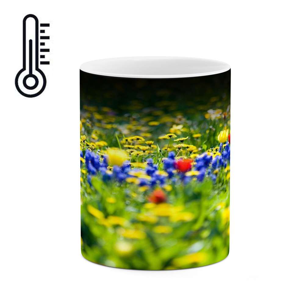 ماگ حرارتی کاکتی طرح گل مدل mgh16103