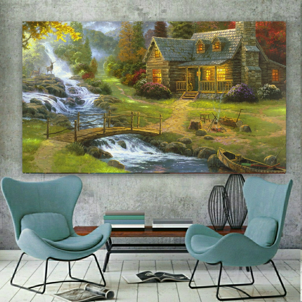  تابلو بوم طرح طبیعت مدل SDB183