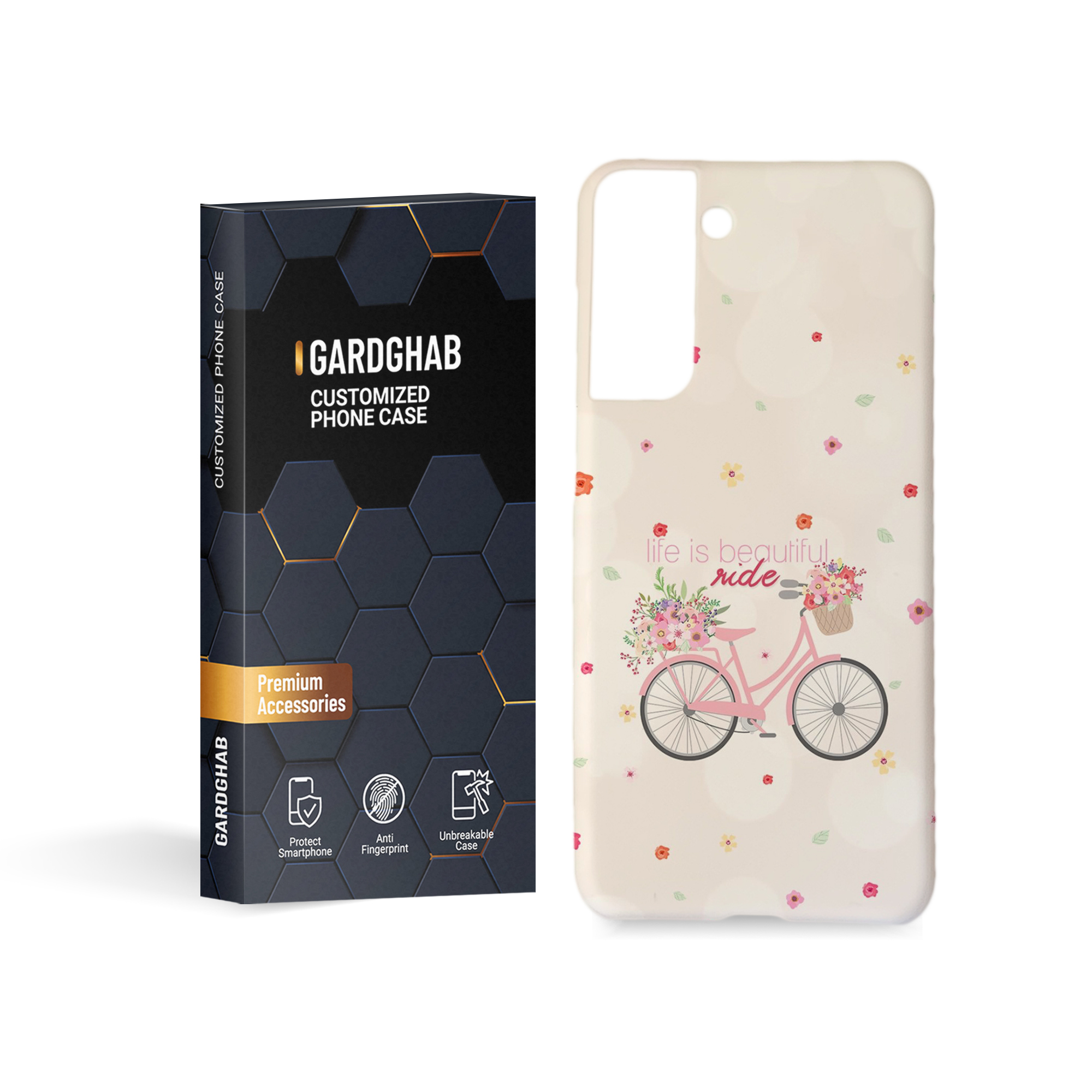   کاور گارد قاب مدل دخترانه مناسب برای گوشی موبایل سامسونگ galaxy s21 fe