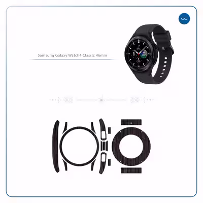 برچسب ماهوت طرح Burned Wood مناسب برای ساعت هوشمند سامسونگ Watch4 Classic 46mm