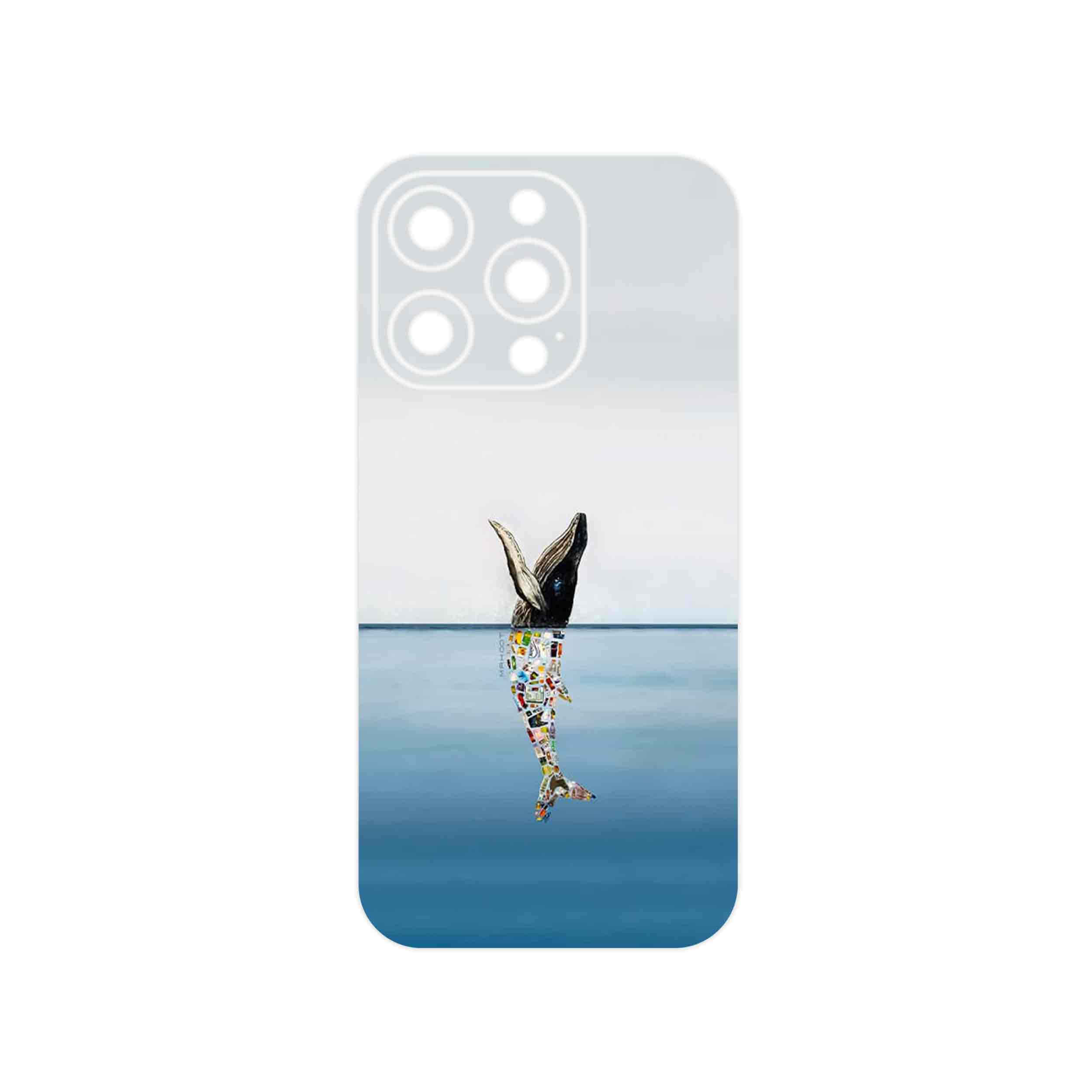 برچسب پوششی ماهوت مدل Collage of Sea Trash مناسب برای گوشی موبایل اپل iPhone 14 Pro