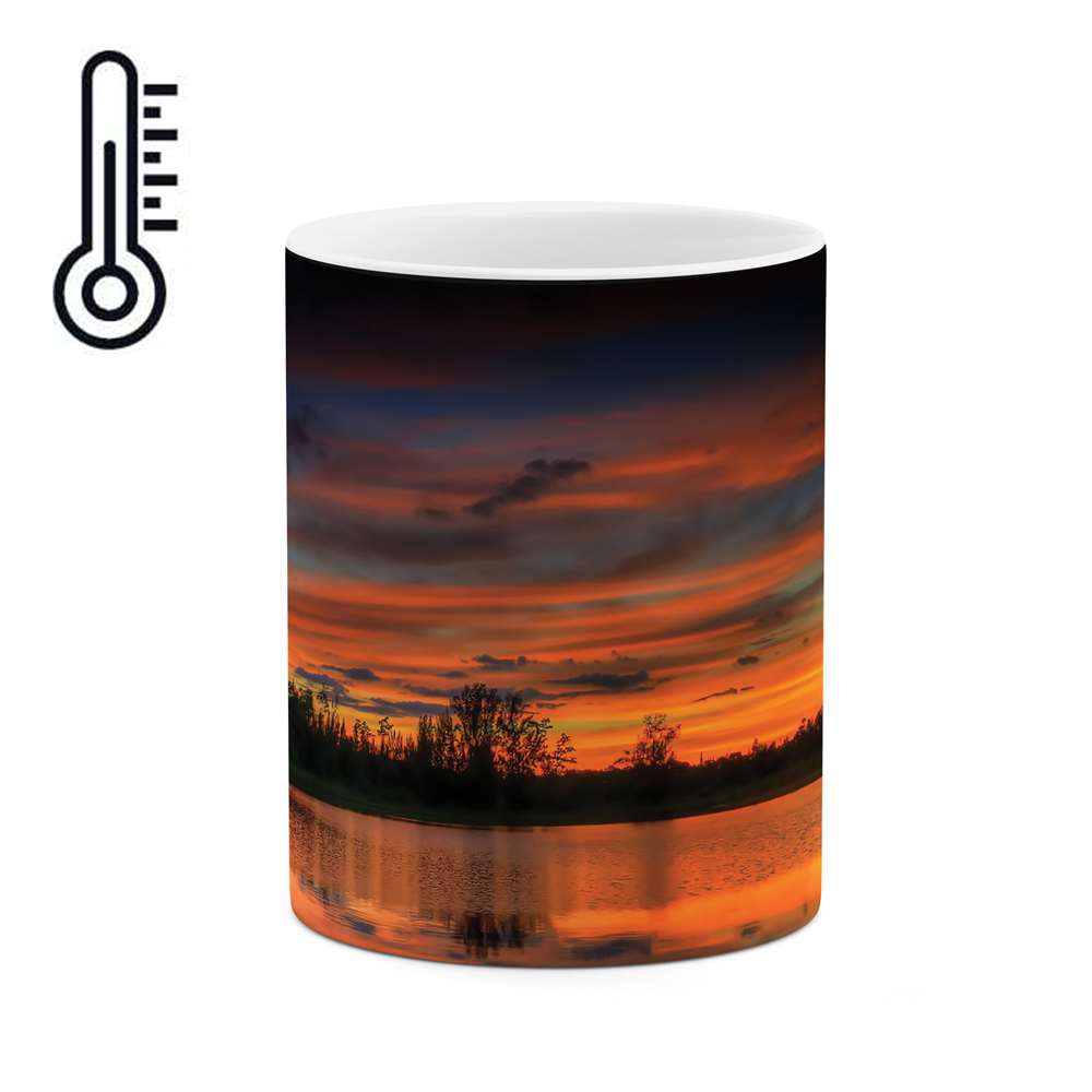 ماگ حرارتی طرح غروب مدل mgh03697