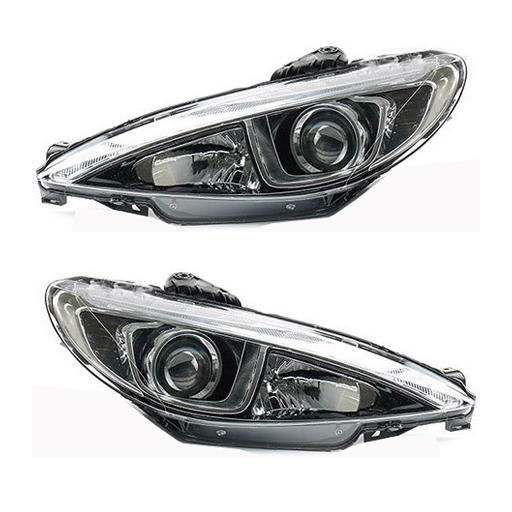 خرید چراغ جلو اسپرت پژو 206 طرح207 (چپ و راست) کریستالی | اتوموبی