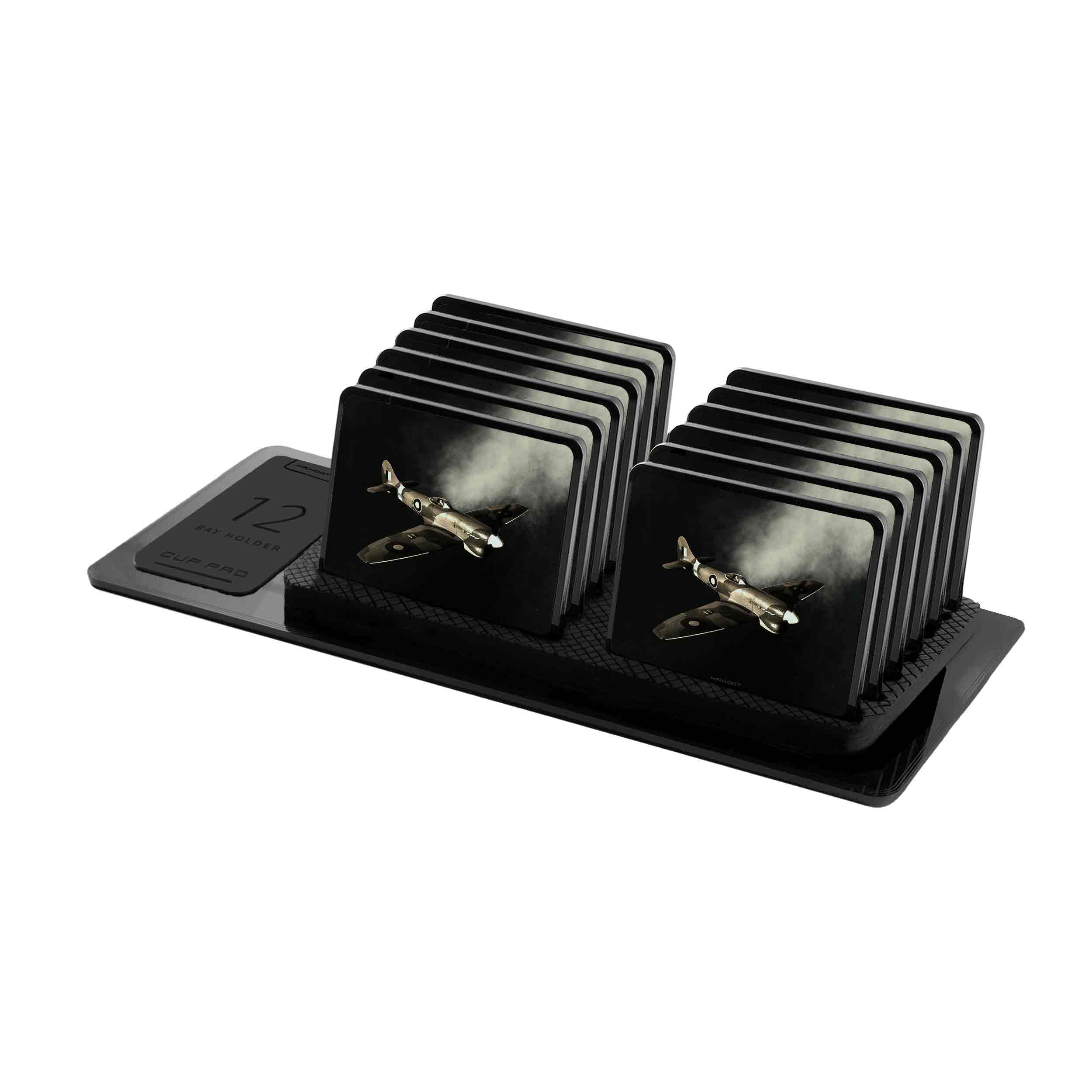 زیر لیوانی ماهوت مدل World-War-II-Aircraft بسته 12 عددی