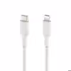 کابل تبدیل USB-C به لایتنینگ بلکین مدل CAA003bt1MWH Fast Charge به طول 1 متر