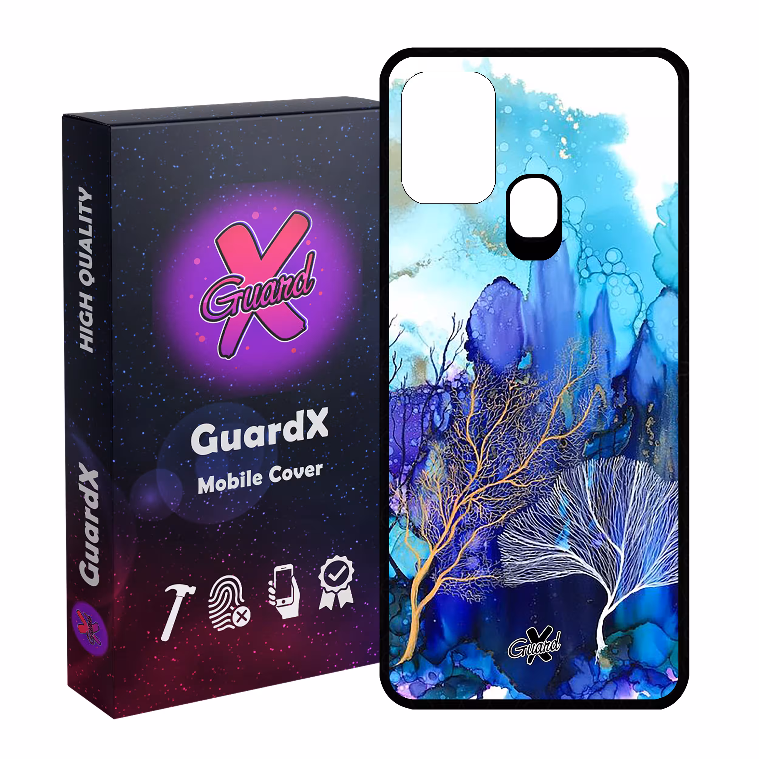 کاور گارد ایکس طرح آبرنگی مدل Glass10292 مناسب برای گوشی موبایل سامسونگ Galaxy M31 / M31 Prime / F41