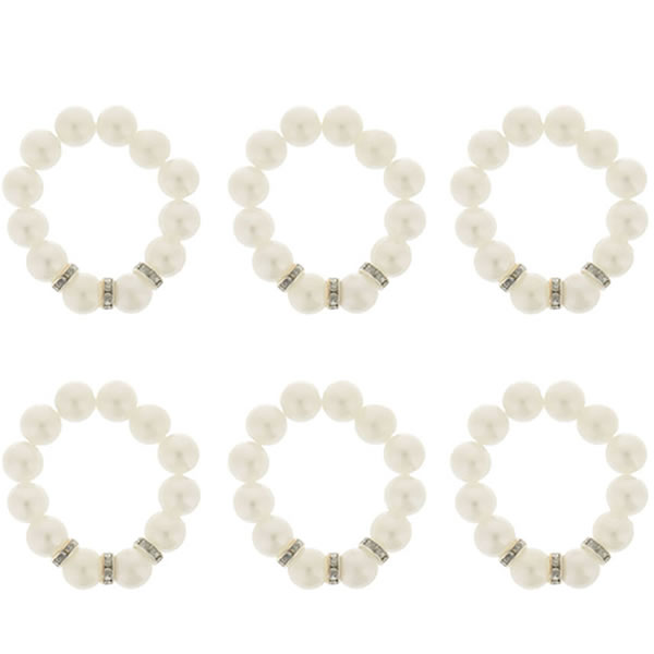 حلقه دستمال سفره مدل 007 بسته 6 عددی