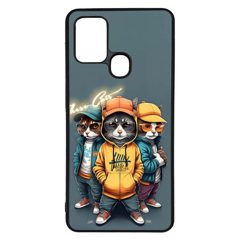 کاور طرح گربه کد G-228 مناسب برای گوشی موبایل سامسونگ Galaxy A21s | دیجی قاب دونی