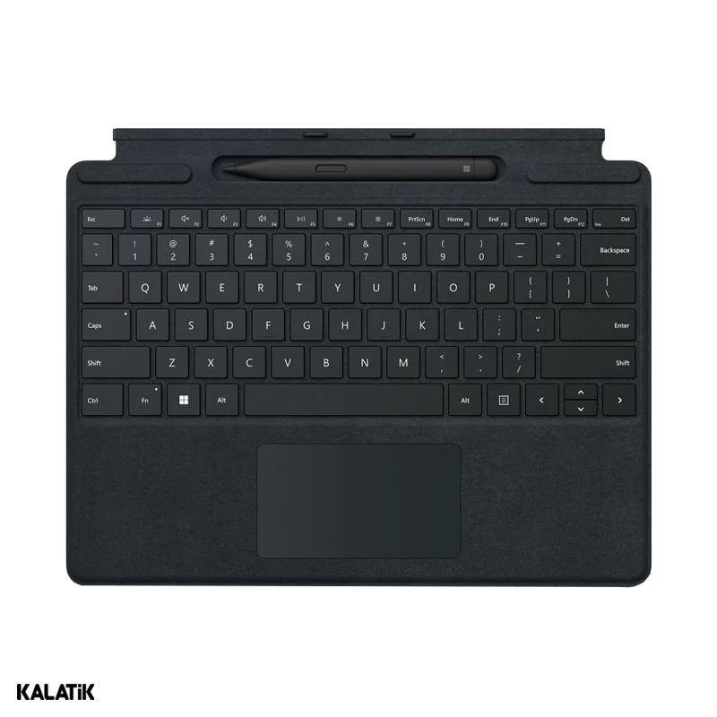 کیبورد بی سیم مایکروسافت مدل Surface Pro Signature به همراه قلم Slim Pen 2