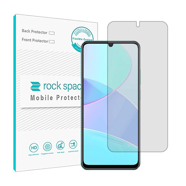 گلس ریلمی C51 مدل نانو هیدروژل شفاف برند راک اسپیس کد28337S