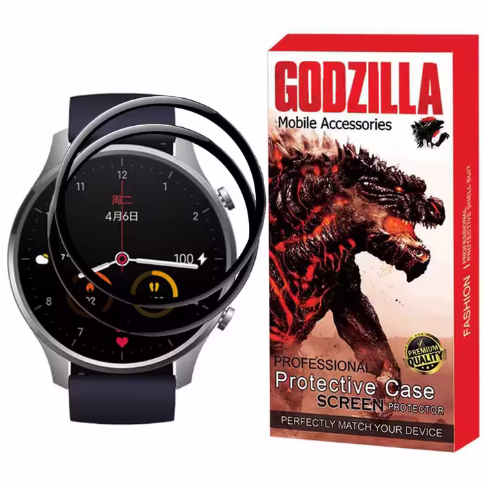 محافظ صفحه نمایش گودزیلا مدل G-PMMA مناسب برای ساعت هوشمند شیائومی Mi Watch Color بسته 2 عددی