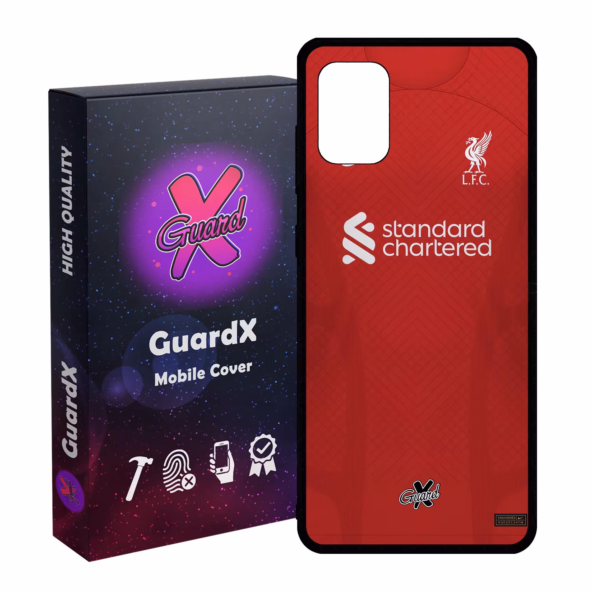 کاور گارد ایکس طرح لیورپول مدل Glass10468 مناسب برای گوشی موبایل سامسونگ Galaxy A71 4G
