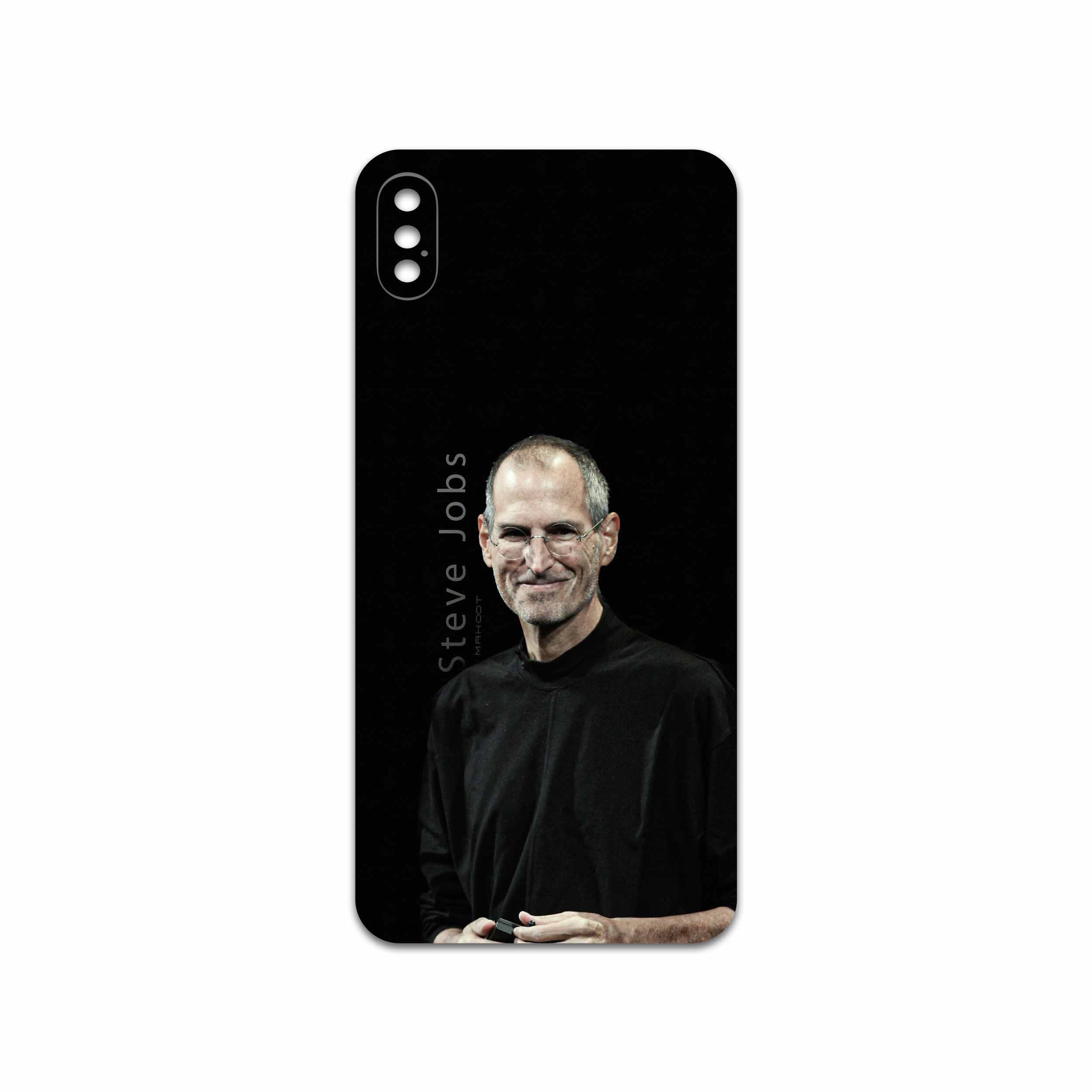 برچسب پوششی ماهوت مدل Steve Jobs مناسب برای گوشی موبایل اپل iPhone XS Max