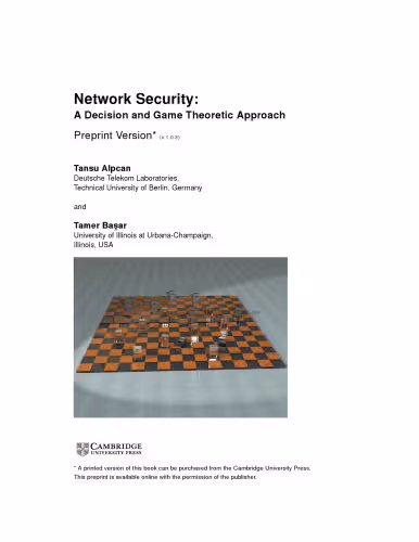 خرید و دانلود نسخه کامل کتاب Network Security: A Decision and Game-Theoretic Approach