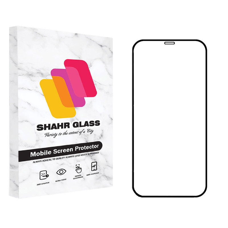محافظ صفحه نمایش شهر گلس مدل FUL مناسب برای گوشی موبایل اپل iPhone 12 / 12 Pro | کالا برتری