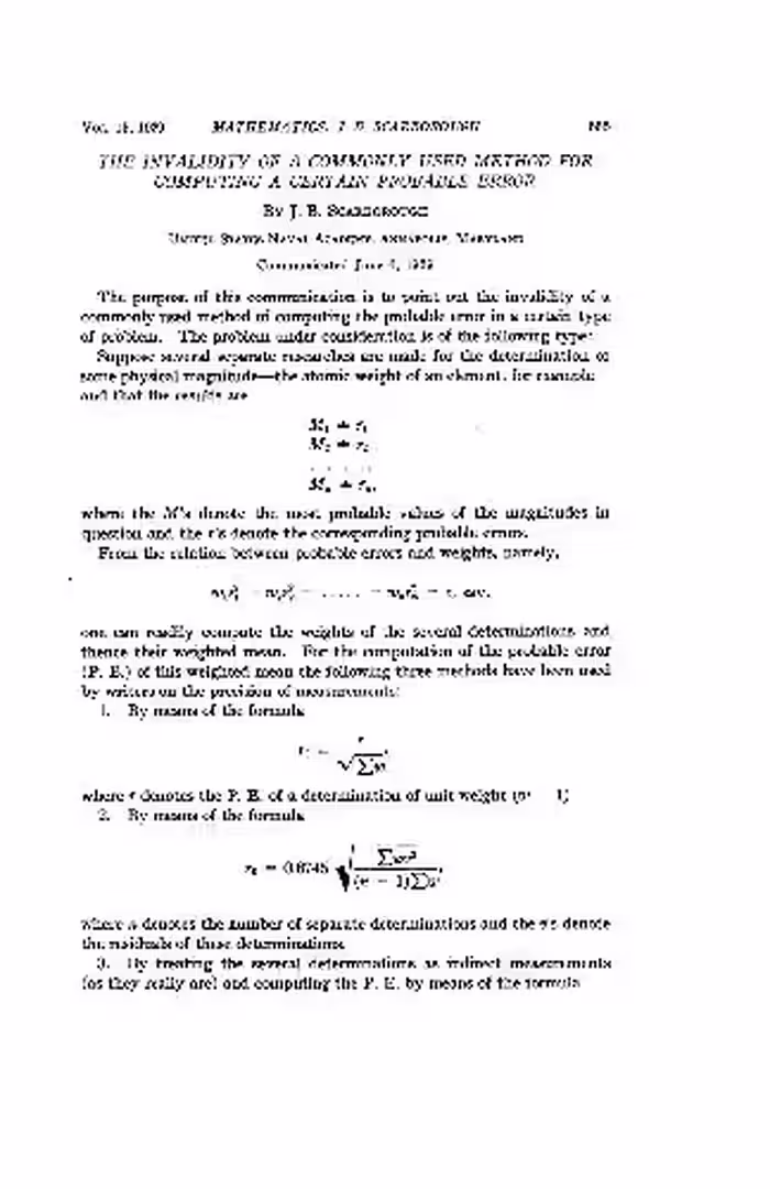 خرید و دانلود نسخه کامل کتاب The invalidity of a common used method for computing a certain probable error