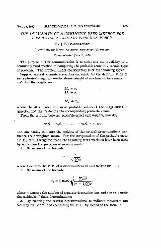 خرید و دانلود نسخه کامل کتاب The invalidity of a common used method for computing a certain probable error