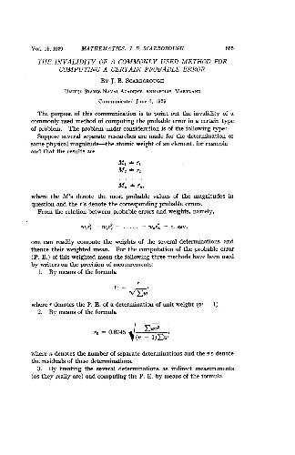 خرید و دانلود نسخه کامل کتاب The invalidity of a common used method for computing a certain probable error