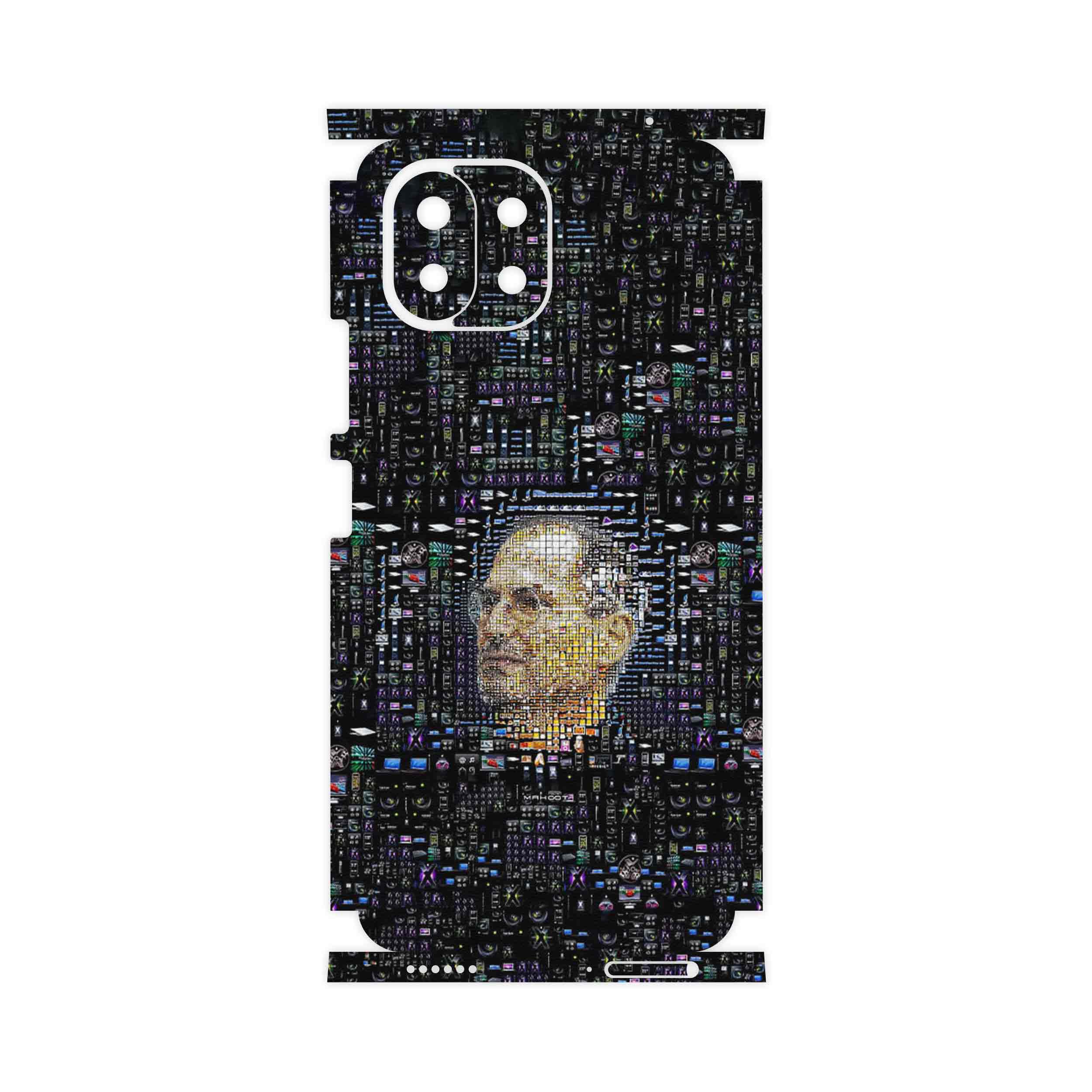 برچسب پوششی ماهوت مدل 2 Collage of Steve Jobs-FullSkin مناسب برای گوشی موبایل شیائومی 11 Lite 5G NE