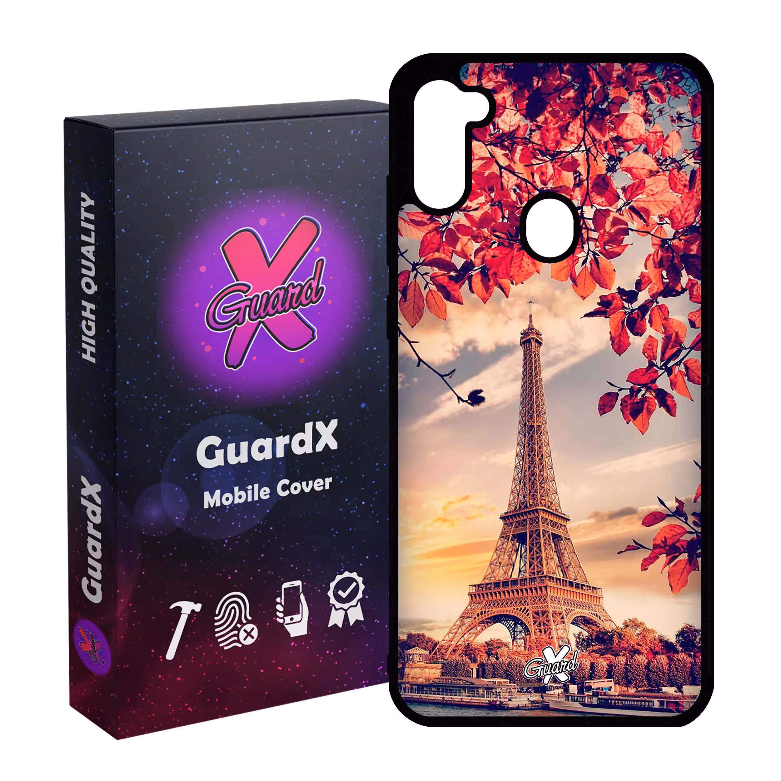کاور گارد ایکس طرح Eiffel Tower مدل Glass10125 مناسب برای گوشی موبایل سامسونگ Galaxy A11 / M11